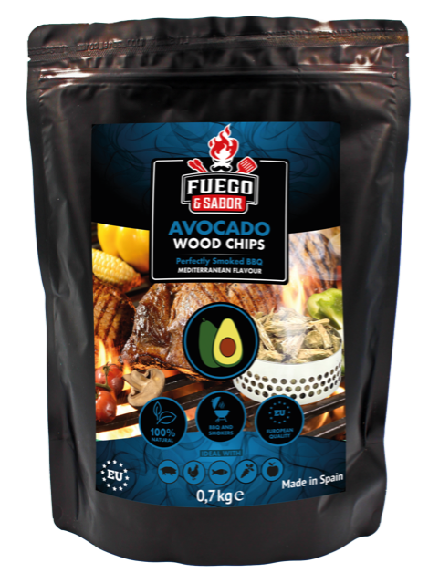 Fuego Avocado Wood Smoking Chips Nº3, 700Gr