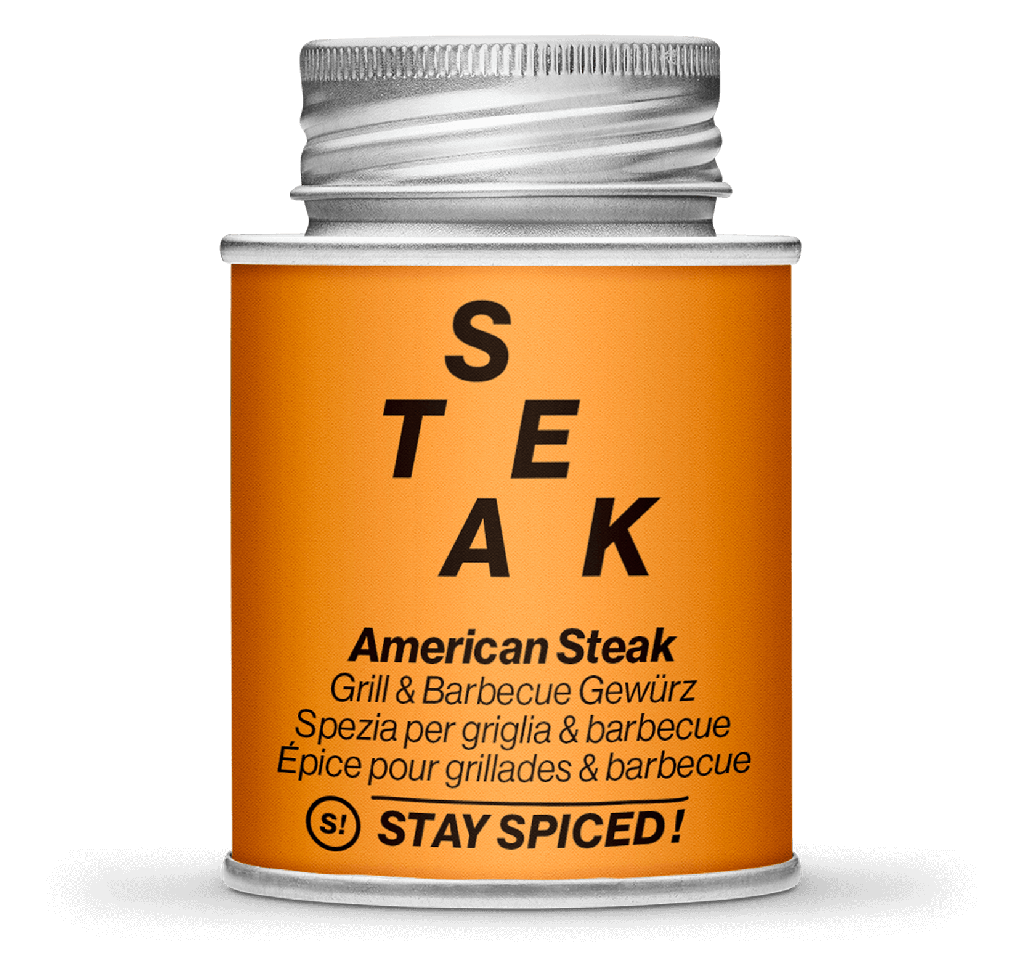 American Steak - Grill & Barbecue Gewürz 170ml Schraubdose