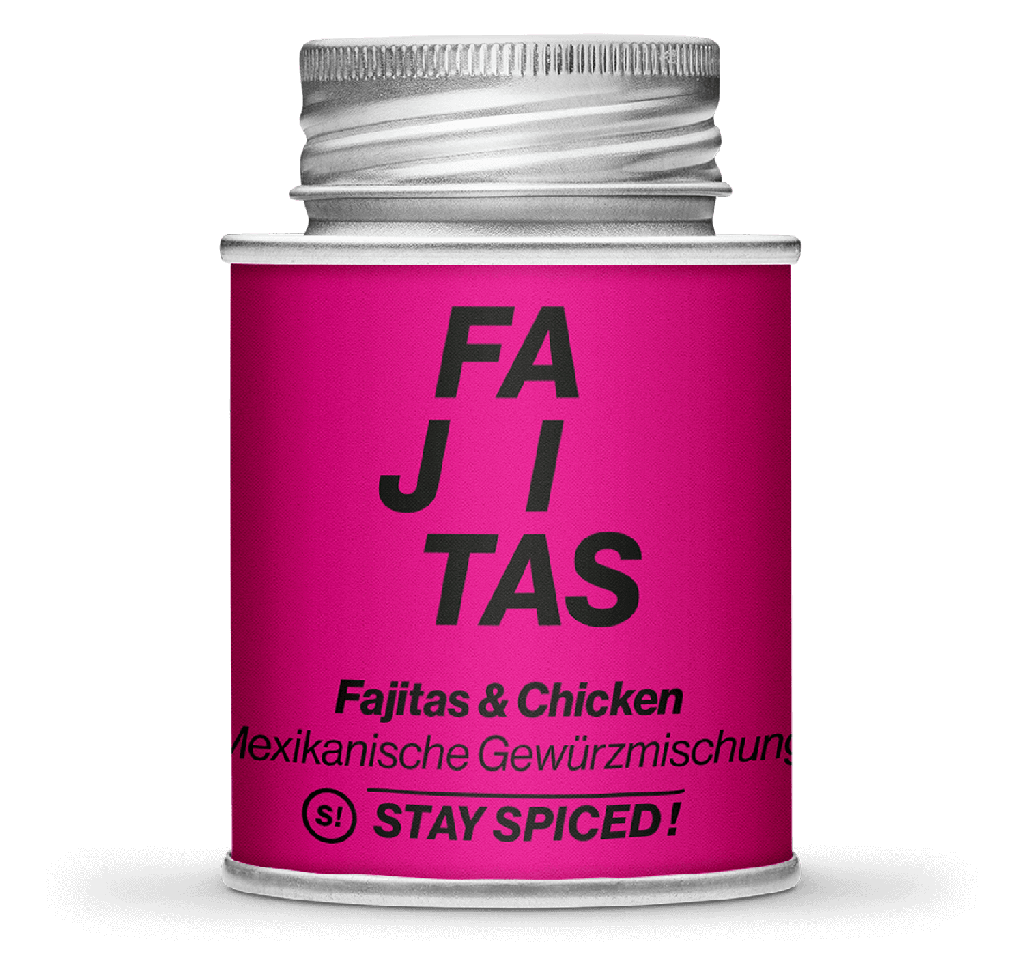 Fajitas & Hähnchen - mexikanisch - Gewürz, 170ml Schraubdose