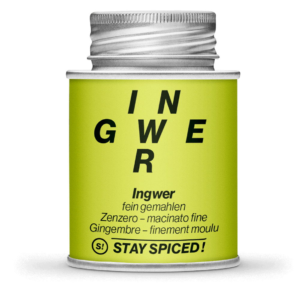 Ingwer gemahlen, 170ml Schraubdose