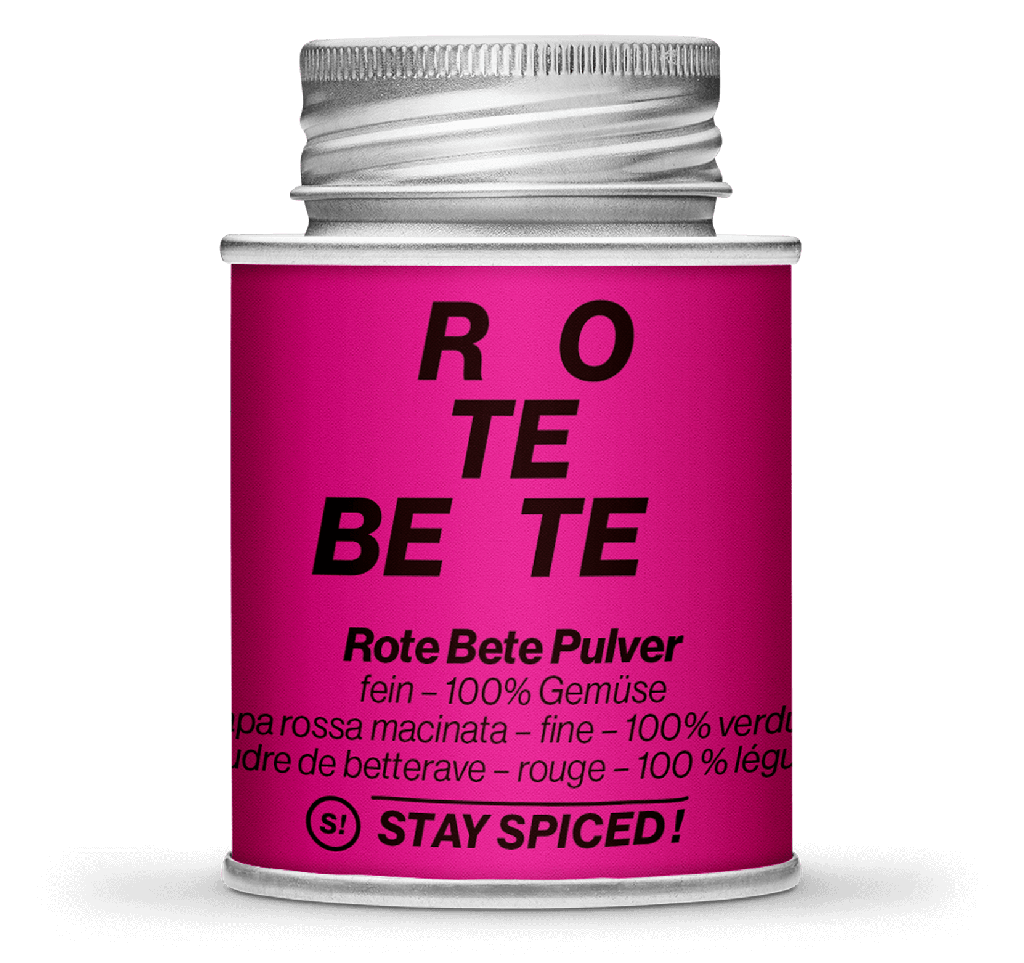 Rote Bete Pulver, fein, 170ml Schraubdose