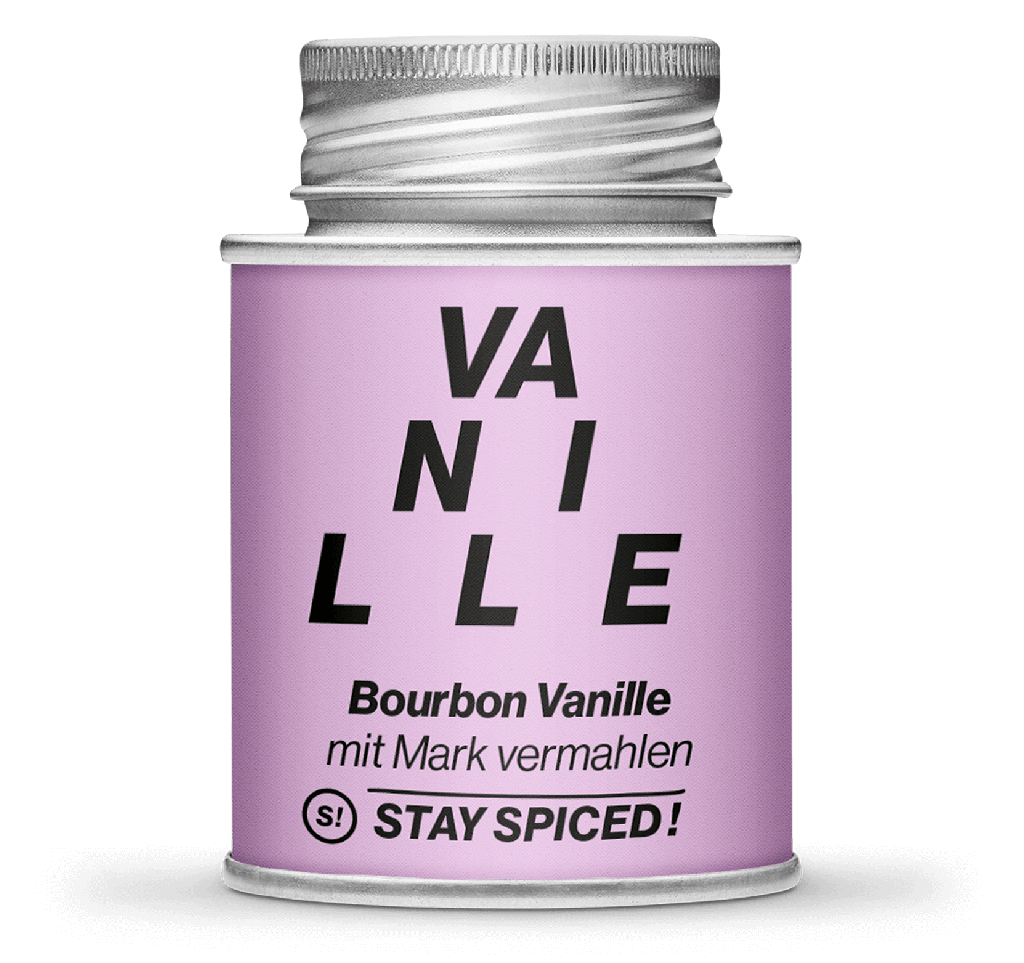 Bourbon Vanille gemahlen,170ml Schraubdose