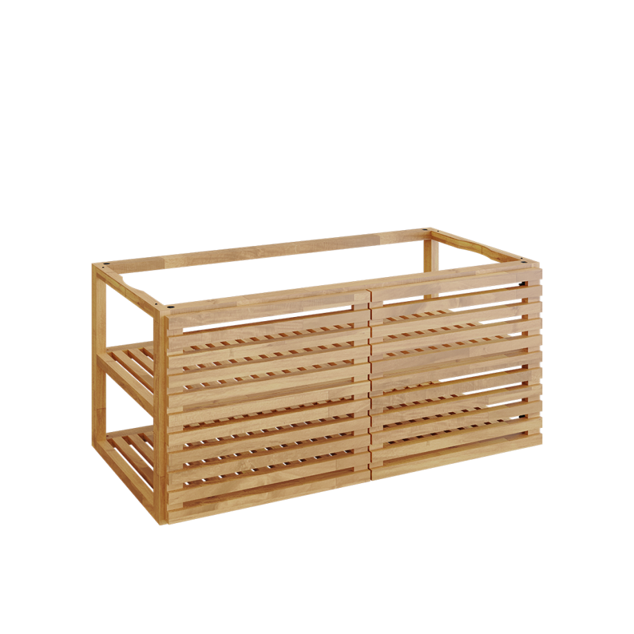 OFYR Storage Insert PRO avec 2 portes Bois de teck Grand