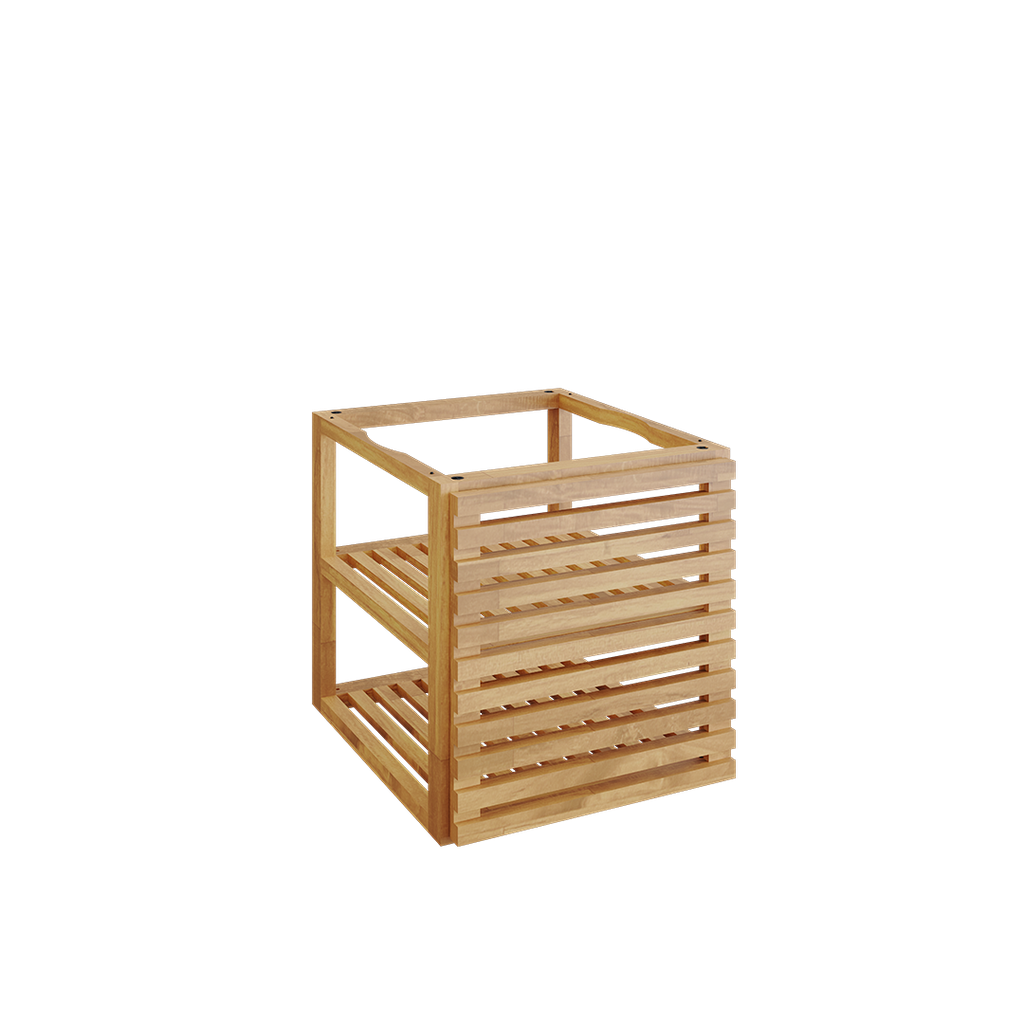 OFYR Storage Insert PRO avec 1 Porte Bois de teck Petit