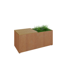 OFYR Herb Garden Bench Corten