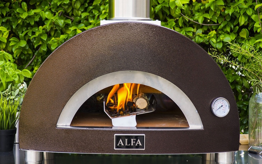 Alfa Forni Forno 1 Pizze Cuivre Bois