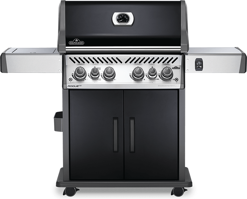 Rogue SE 525, avec grilles de cuisson en fonte, noir