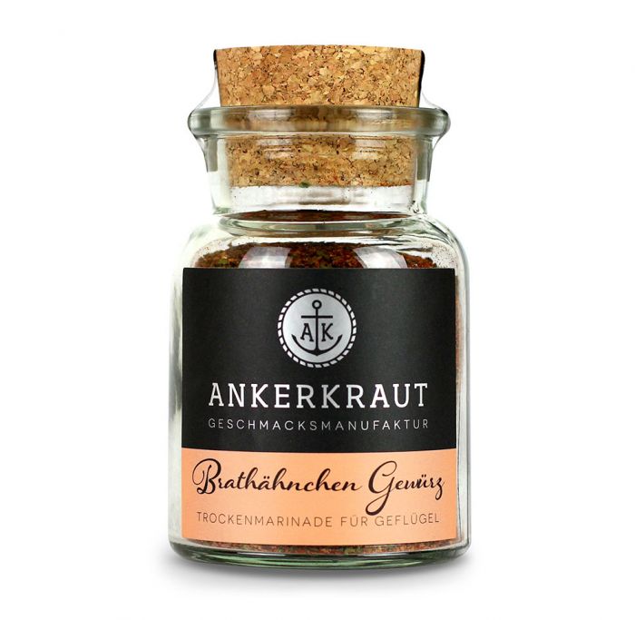 Brathähnchen Gewürz, 75g im Korkenglas