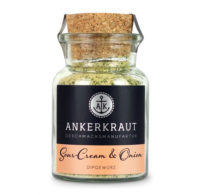 Sour-Cream & Onion, 90g im Korkenglas