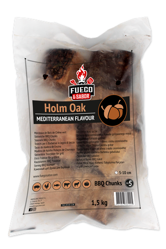 [Fuego-F&S_H5-01-1.5K] Fuego Olm Oak Chunks No5, 1.5 kg