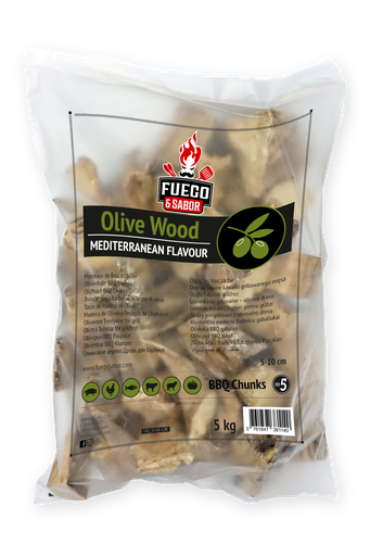 [Fuego-F&S_V5-01-1.5K] Fuego Olive Wood Chunks No5, 1.5 kg