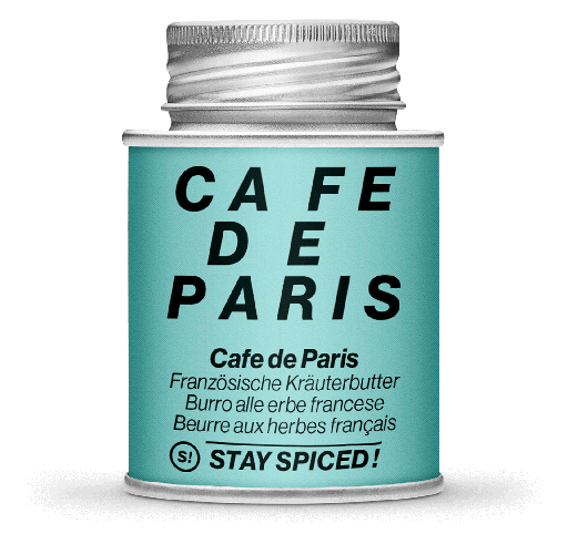 [StaySpiced-60002xM] Cafe de Paris - Kräuterbutter Gewürzzubereitung, 170ml Schraubdose