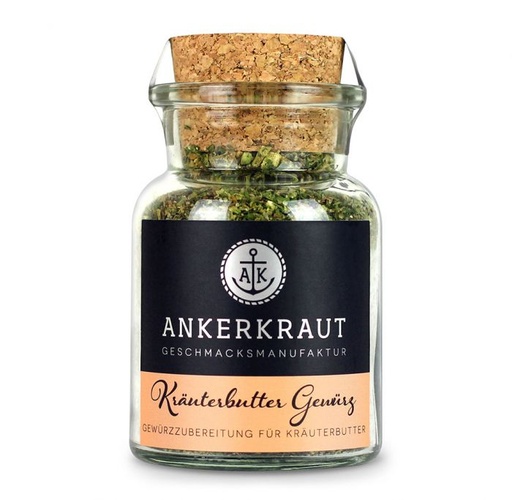 [Ankerkraut-4260347891402] Kräuterbutter Gewürz, 65g im Korkenglas