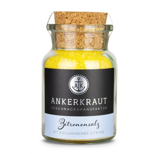 [Ankerkraut-4062988840043] Zitronensalz, 160g im Korkenglas