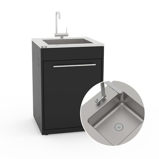 [BBQ-Kitchen-3401010] BBQ Kitchen - Washing Module (incl. sink & tap)